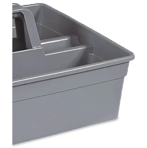 Nexstep Commercial Products MaxiRough Maid Caddies, 2 Compartments, 12 x 7, Gray