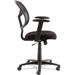 OIF Swivel/tilt Mesh Task Chair (Height Adjustable T-Bar Arms-Black/chrome)