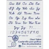 Pacon 24 in. x 32 in. 25 Sheets 1 in. Rule Presentation Format Chart Tablets - White