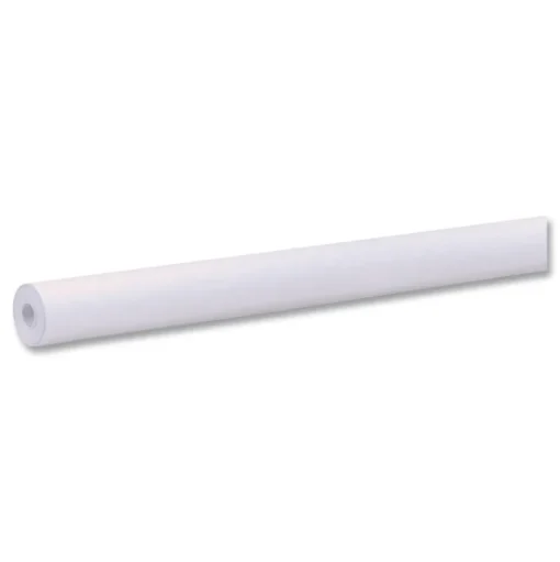 Pacon P0063000 35 lbs. Wrapping Weight 36 in. x 1000 ft. Rainbow Duo-Finish Colored Kraft Paper - White (1-Roll)