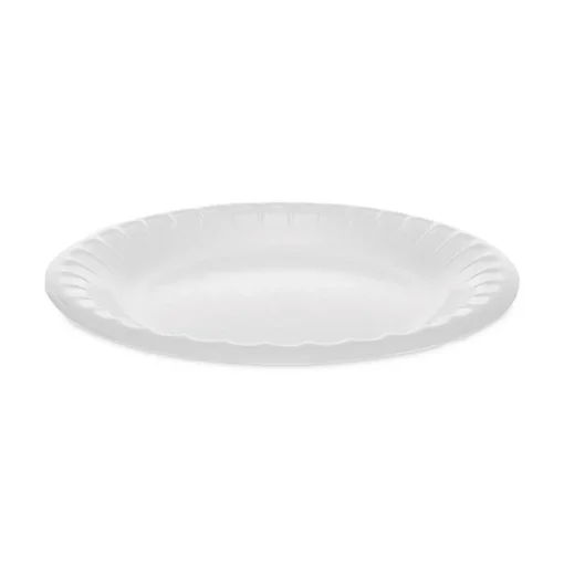 Pactiv Corp. 6 in. Placesetter Deluxe Laminated Foam Dinnerware Plate - White (1000/Carton)