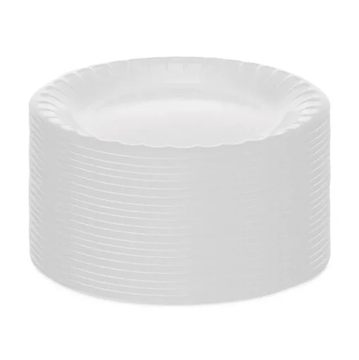 Pactiv Corp. 6 in. Placesetter Deluxe Laminated Foam Dinnerware Plate - White (1000/Carton)
