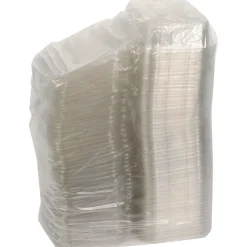 Pactiv Corp. 7.25 in. x 6.37 in. x 2 in. 24 oz. EarthChoice Tamper Evident Recycled Hinged Lid Deli Container - Clear (231/Carton)