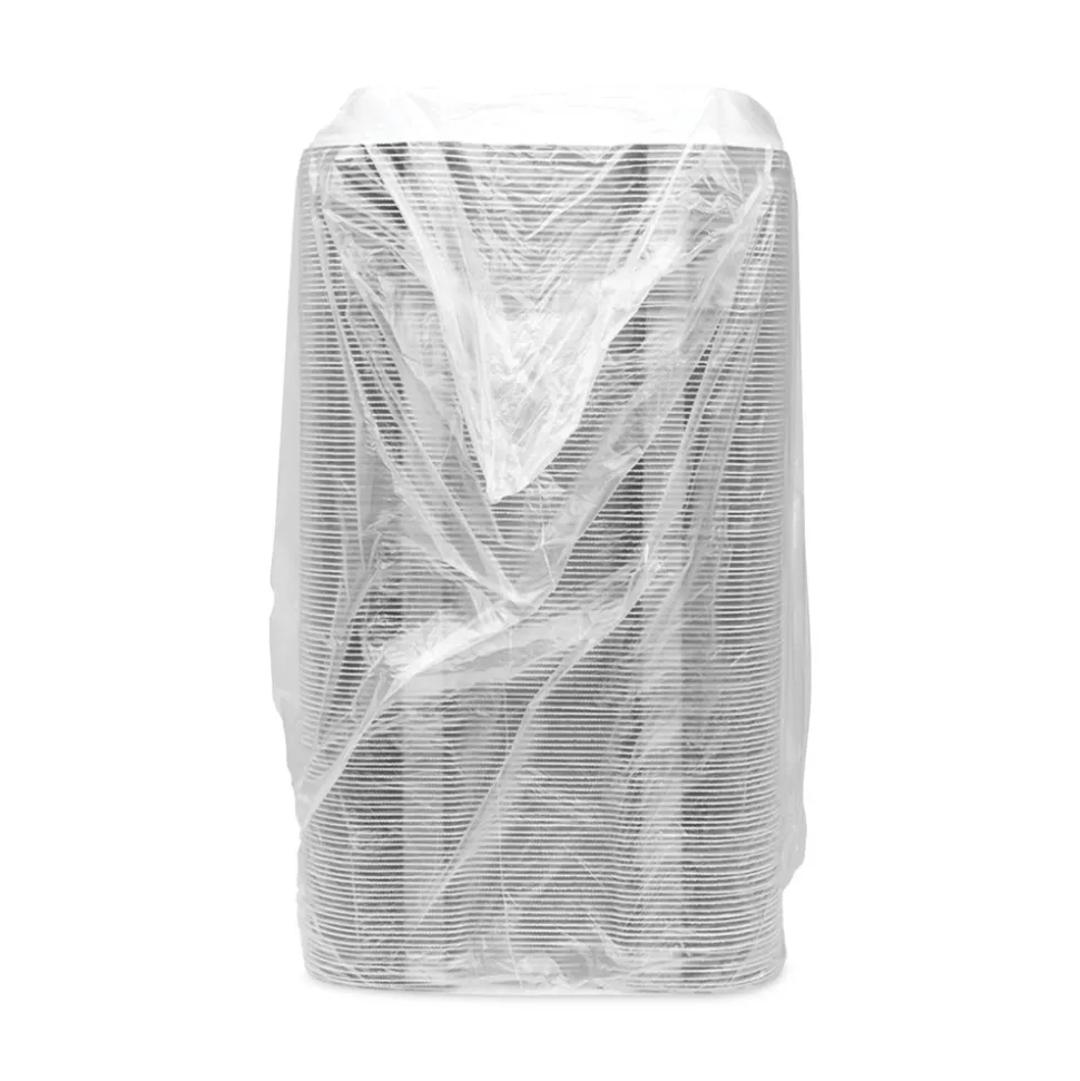 Pactiv Corp. 9 in. x 6 in. x 3 in. 2-Compartment EarthChoice SmartLock Microwavable MFPP Plastic Hinged Lid Container - White (270/Carton)