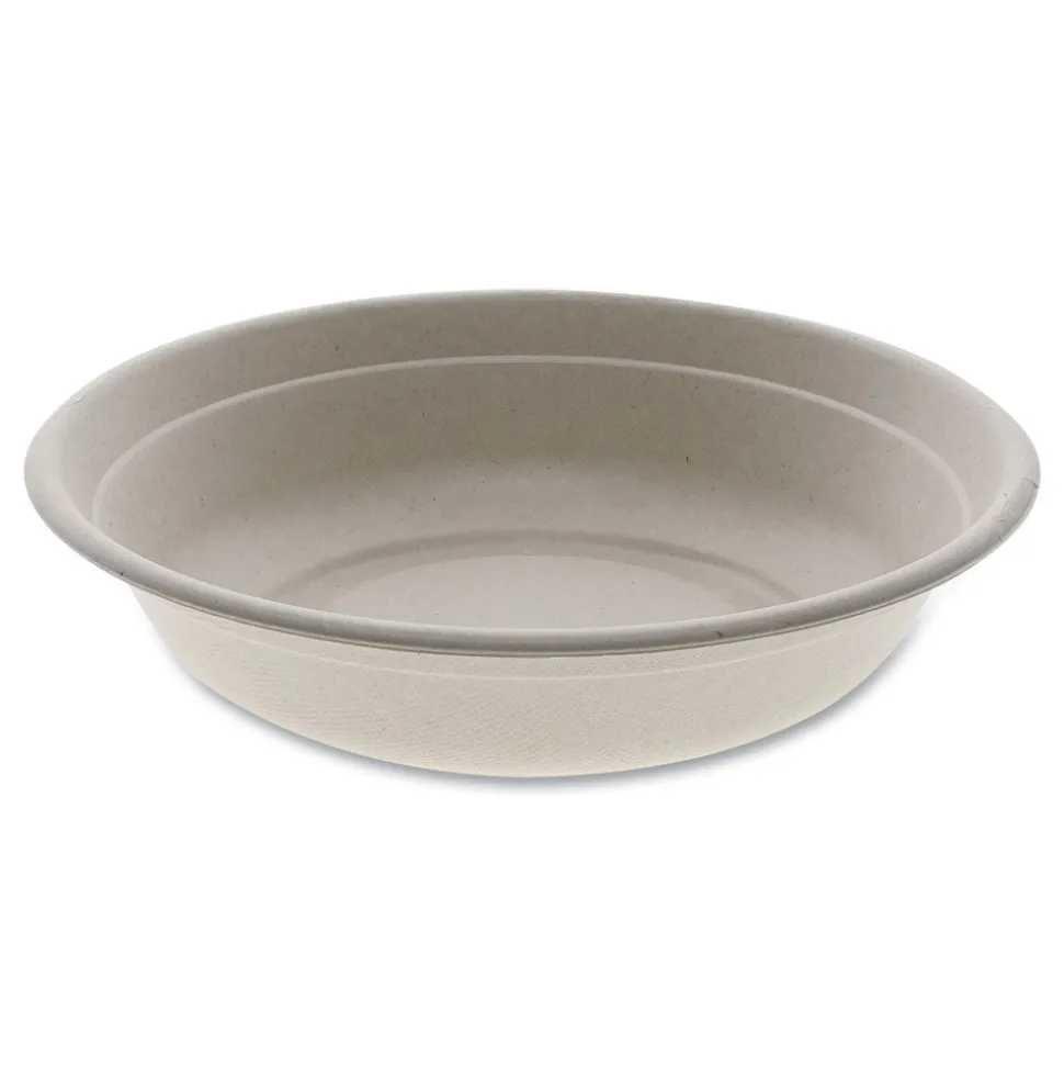 Pactiv Corp. 32 oz EarthChoice Fiber-Blend Bagasse Dinnerware Bowl - Natural (400/Carton)