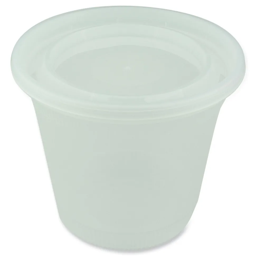 Pactiv Corp. L8328 32 oz 5.5 x 5.5 x 4.9 Newspring DELItainer Plastic Microwavable Container - Clear (200/Carton)