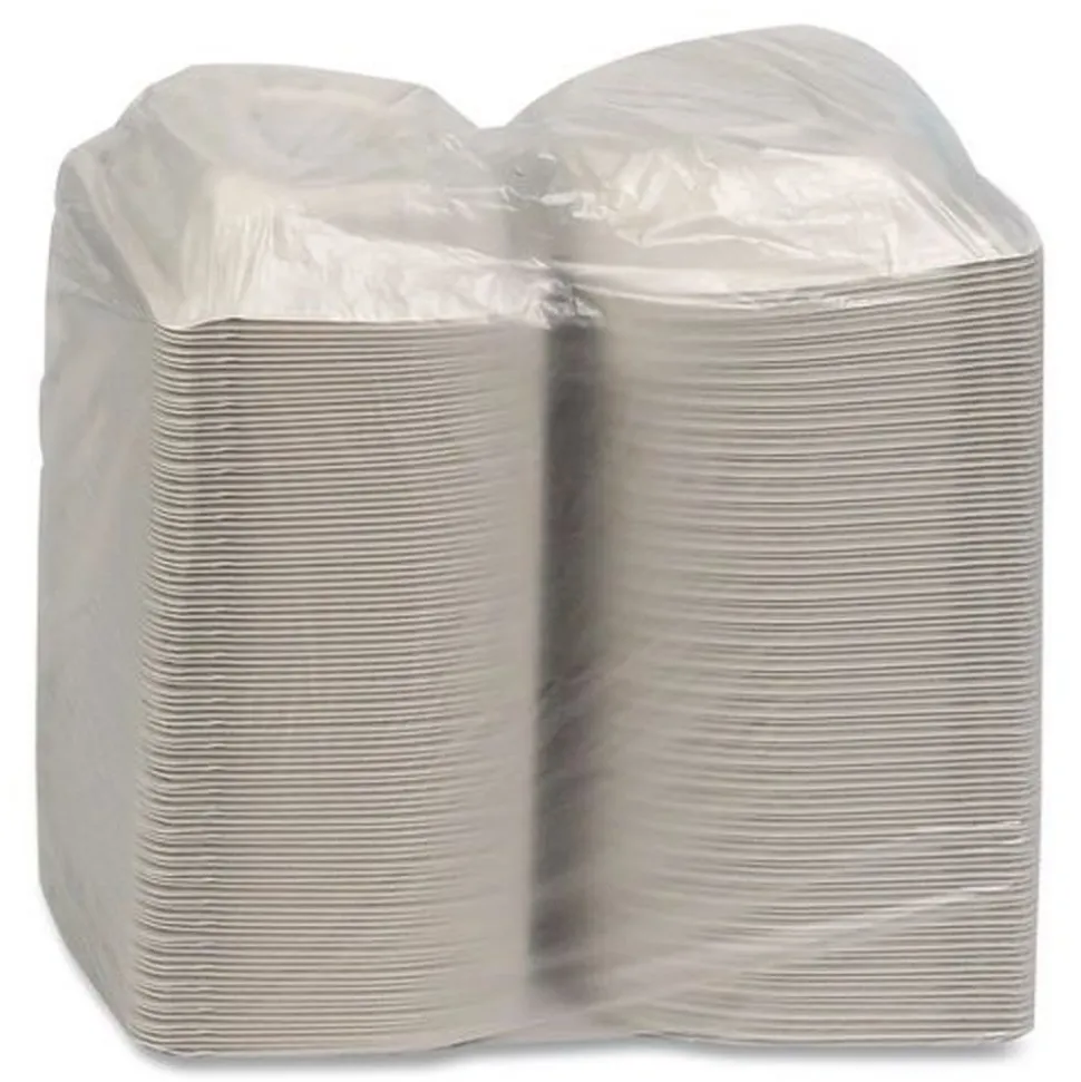 Pactiv Corp. YCN806000000 EarthChoice SmartLock 6 in. x 6 in. x 3.1 in. Microwaveable MFPP Hinged Lid Containers - White (400/Carton)