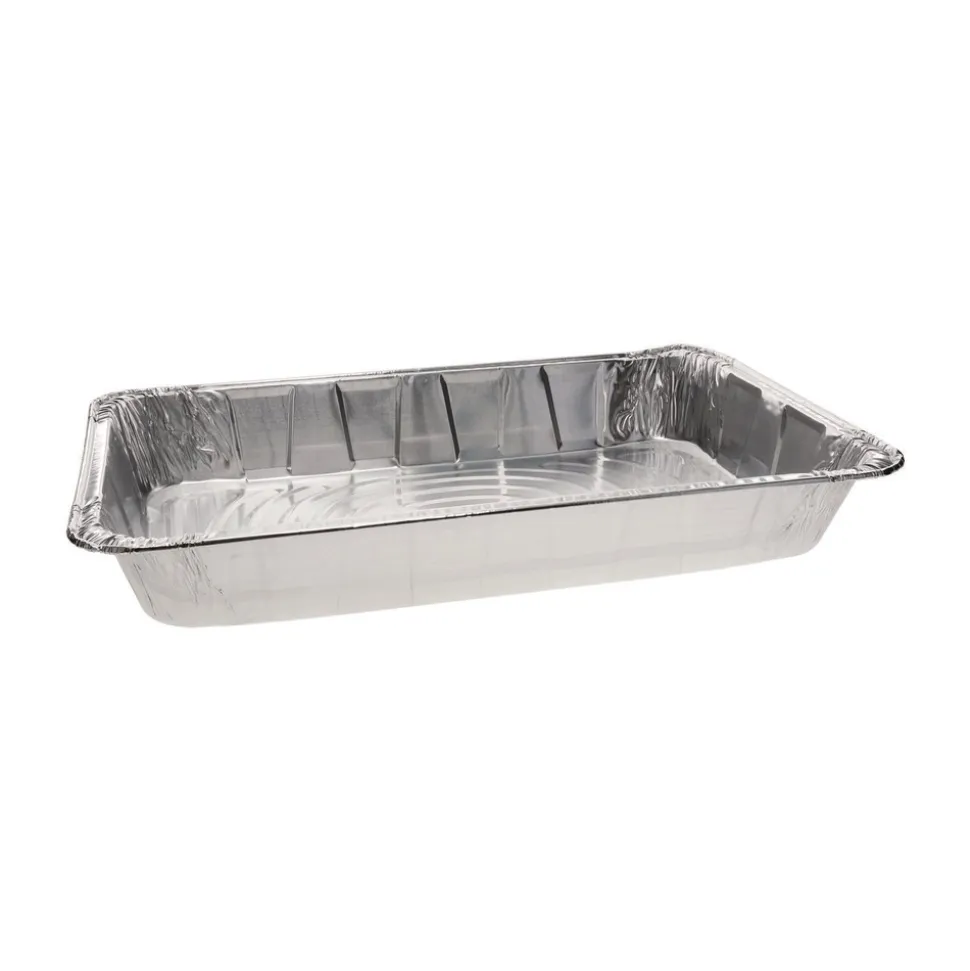 Pactiv Corp. Y6050XH 19.6 x 11.6 3.4 in. Full-Size Deep Aluminum Steam Table Pan (40/Carton)