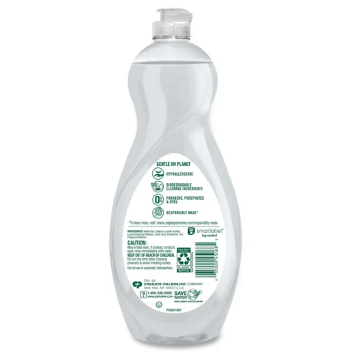 Palmolive 32.5 oz. Bottle Pure plus Clear Dishwashing Liquid - Spring Fresh (9/Carton)