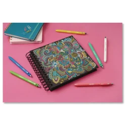 Paper Mate InkJoy Gel Bright Gel Pen Retractable Medium 0.7 mm Assorted Ink Assorted Barrel 10/Pack