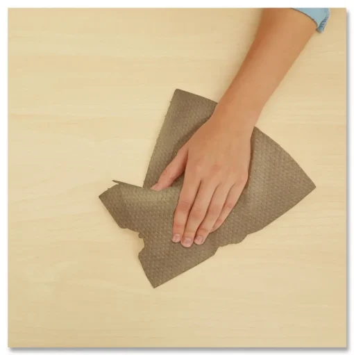 Papernet 410112 7.9 in. x 700 ft. 1-Ply HyTech Seas Hardwound Kraft Roll Towel - Brown (6/Carton)
