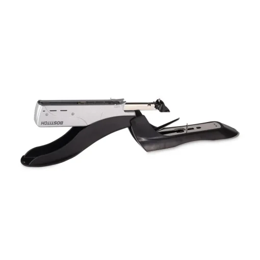 PaperPro Spring-Powered Premium Heavy-Duty Stapler with 100-Sheet Capacity - Black/Silver