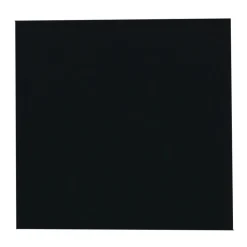 Paterson 9 in. x 9 in. 1-Ply Beverage Napkins - Black (4000/Carton)