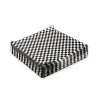 Paterson WG01006 12 in. x 12 in. Grease-Resistant Food Wrap - Black Check (5000/Carton)