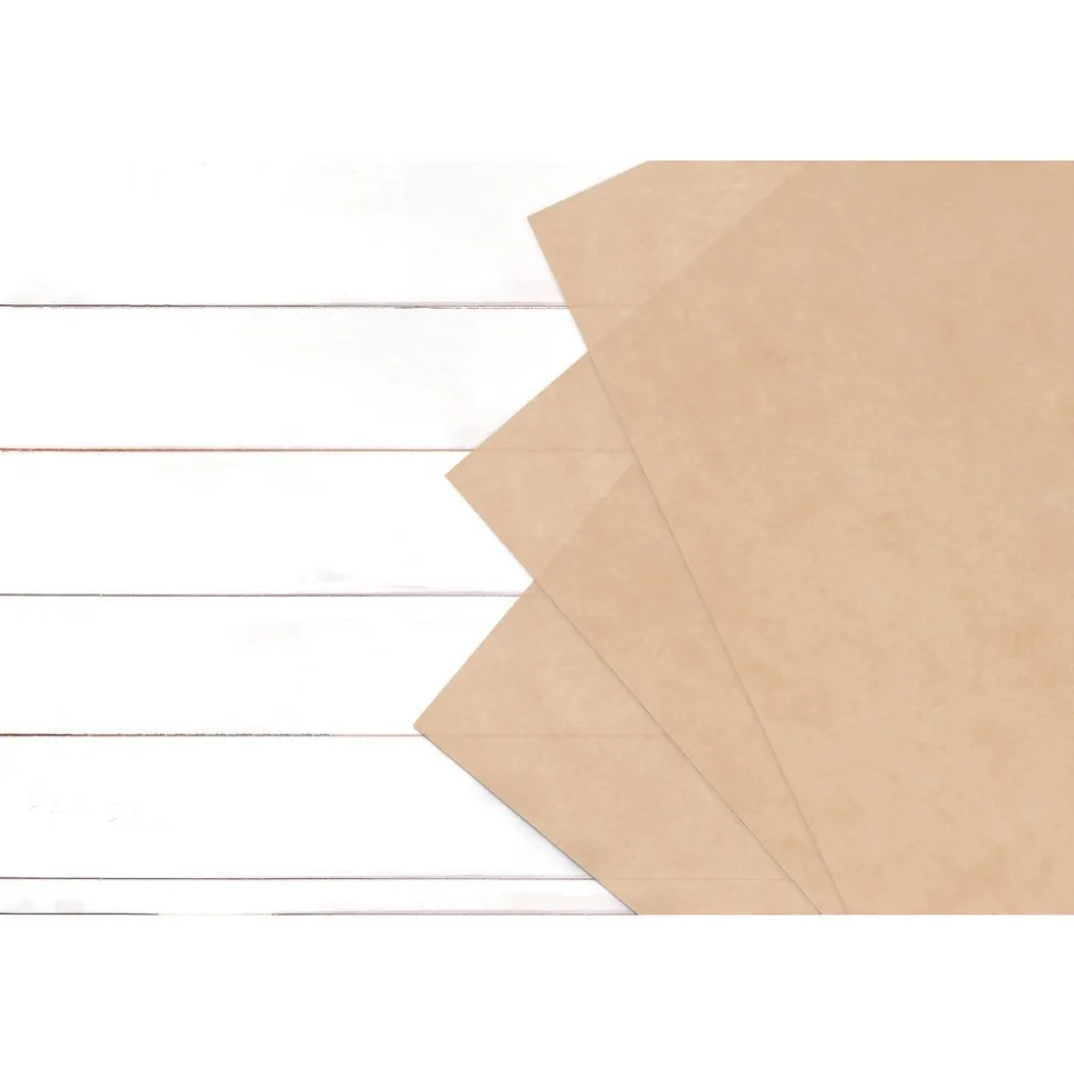 Paterson WG01030 15 in. x 16 in. Grease-Resistant Food Wrap - Natural (3000/Carton)