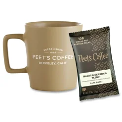 Peet's Coffee & Tea 504916 2.5 oz. Major Dickason's Blend Coffee Fraction Packs (18/Box)