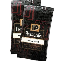 Peet's Coffee & Tea 504915 House Blend 2.5 oz. Frack Pack Coffee Portion Packs (18/Box)