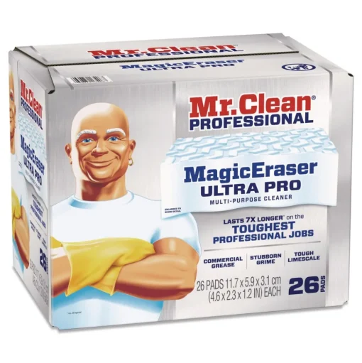 P&G Pro Magic Eraser Ultra Pro Multi-Purpose Cleaner 4.72 x 1.38 x 2.56 Thick White (26/Carton)