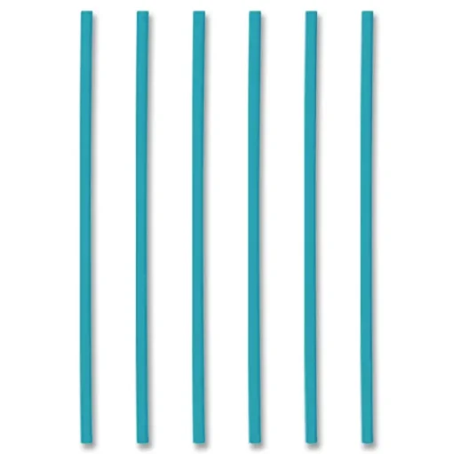 phade 511167 7.75 in. PHA Wrapped Marine Biodegradable Straws - Ocean Blue (375/Box, 10 Boxes/Carton)