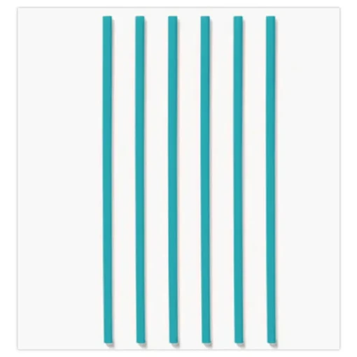 phade 511168 10.25 in. PHA Wrapped Marine Biodegradable Straws - Ocean Blue (250/Box, 8 Boxes/Carton)