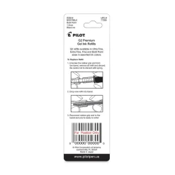 Pilot Bold Conical Tip Refill for Pilot G2 Gel Ink Pens - Black Ink (2/Pack)