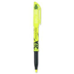 Pilot Frixion Light Erasable Highlighter, Yellow Ink, Chisel Tip, Yellow/black Barrel, Dozen