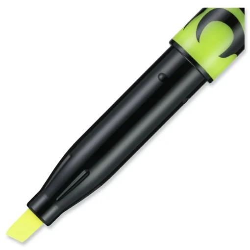 Pilot Frixion Light Erasable Highlighter, Yellow Ink, Chisel Tip, Yellow/black Barrel, Dozen