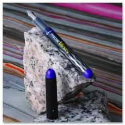 Pilot Varsity Medium 1 mm Fountain Pen - Purple Ink/Clear/Black/Purple Barrel