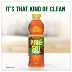 Pine-Sol 60149CT 20 oz. Bottle Multi-Surface Concentrated Disinfectant Cleaner - Pine Scent (8/Carton)