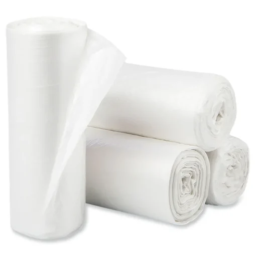 Pitt Plastics 33 in. x 39 in. 1 mil. 33 gal. Eco Strong Plus Can Liners - Natural (150/Carton)