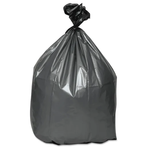 Platinum Plus 1507253 30 in. x 36 in. 30-Gallon 1.35 mil. Can Liners - Gray (100/Carton)