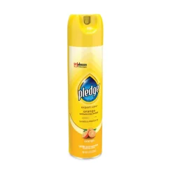 Pledge 9.7 oz Aerosol Spray Furniture Polish - Orange Clean Scent