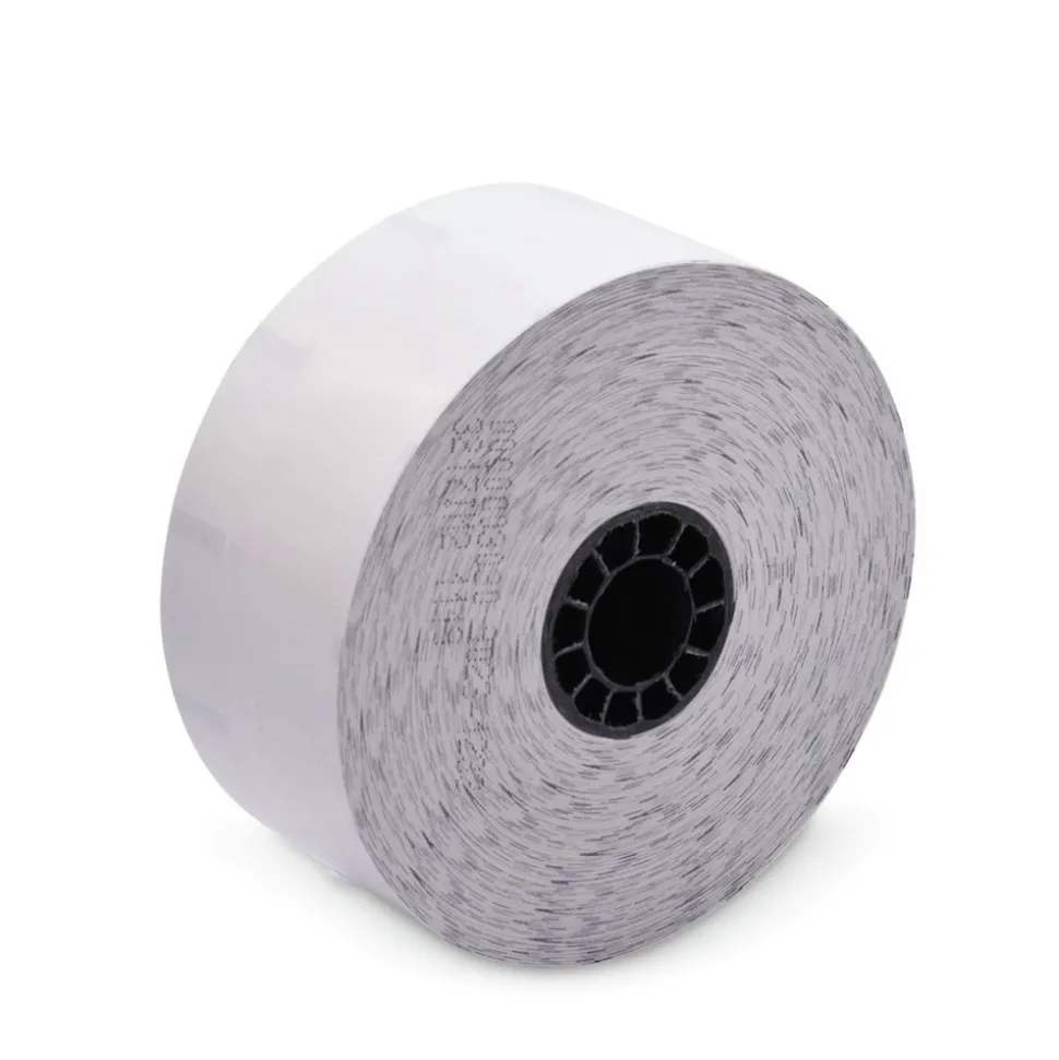 PM Company 1.57 in. x 375 ft. Sticky Media - White (12 Rolls/Carton)