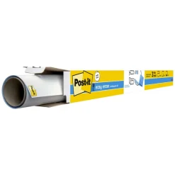Post-it 96 in .x 48 in. Easy Erase Permanent Marker Whiteboard Surface - White Surface