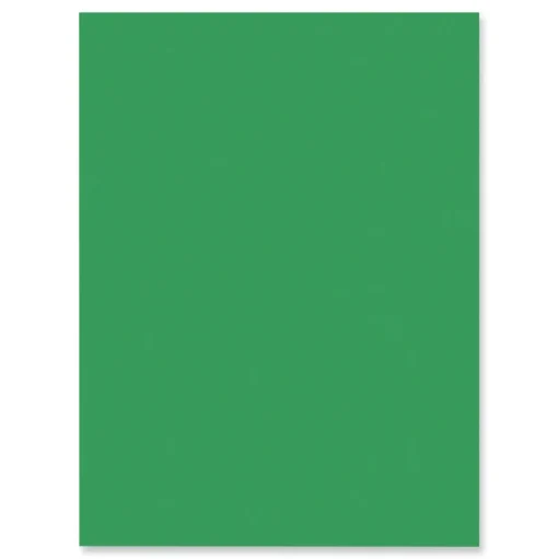 Prang SunWorks 9 in. x 12 in. 50 lbs. Text Weight Construction Paper - Holiday Green (50/Pack)