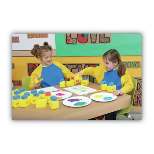 Prang X10796 16 oz. Dispenser-Cap Bottle Washable Paint - 12 Assorted Colors (12/Set)