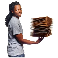Pregis EverTec 7 in. x 9 in. No. 0 Self-Adhesive Closure Kraft Paper Curbside Recyclable Padded Mailer - Brown (300/Carton)