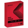 PrintWorks Professional 8.5 in. x 11 in. 24 lbs. Text Weight Color Paper - Red (1-Ream)