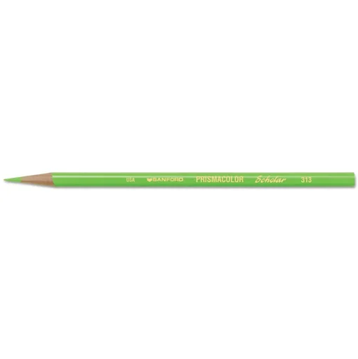 Prismacolor Scholar 3 mm 2B Colored Pencil Set - Assorted Lead and Barrel Colors (24/Set)