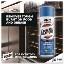 Professional EASY-OFF 24 oz. Aerosol Spray Fume-Free Max Foam Oven Cleaner - Lemon