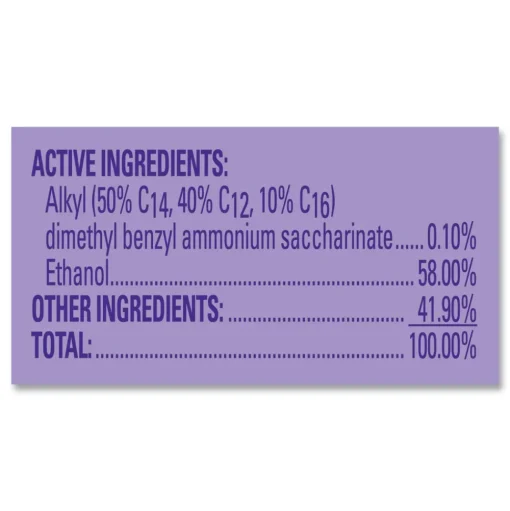 Professional LYSOL Brand 19 oz. Aerosol Spray Disinfectant Spray - Lavender (12/Carton)