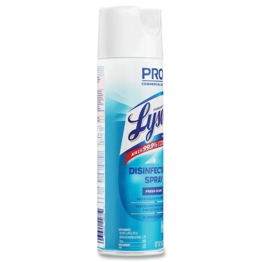 Professional LYSOL Brand 36241-04675 19 oz. Aerosol Spray Disinfectant Spray - Fresh Scent (12/Carton)