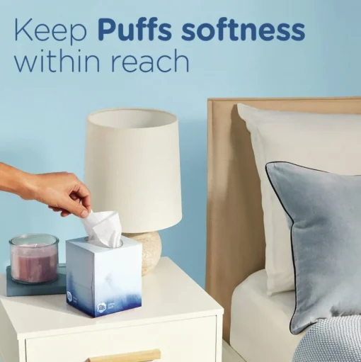 Puffs Ultra Soft 2-Ply Facial Tissue - White (24/Carton)