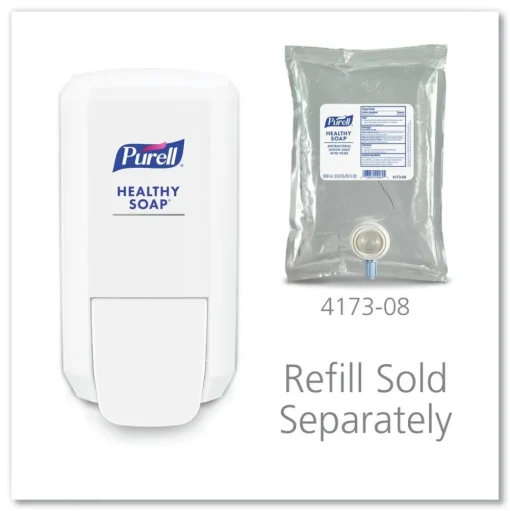 PURELL 4121-06 1000 ml 5.14 in. x 3.83 in. x 10 in. CS2 Hand Sanitizer Dispenser - White (6/Carton)