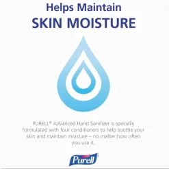 PURELL 8703-04 700 mL Fragrance Free Green Certified Advanced Refreshing Gel Hand Sanitizer for ADX-7 (4/Carton)