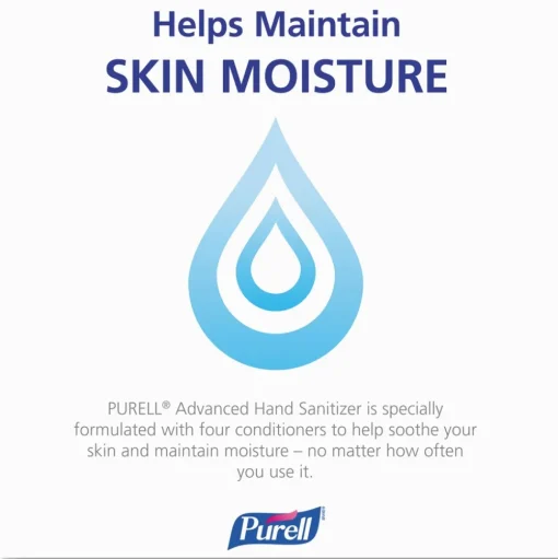 PURELL 8703-04 700 mL Fragrance Free Green Certified Advanced Refreshing Gel Hand Sanitizer for ADX-7 (4/Carton)