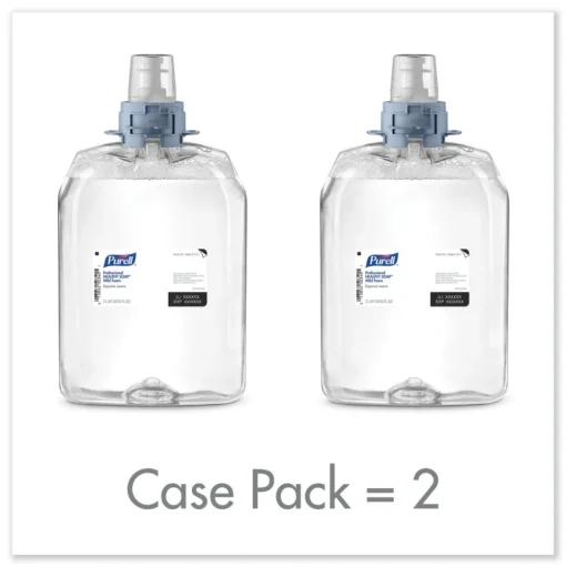 PURELL 5213-02 2000 mL Professional HEALTHY SOAP Mild Foam - Fragrance Free (2/Carton)