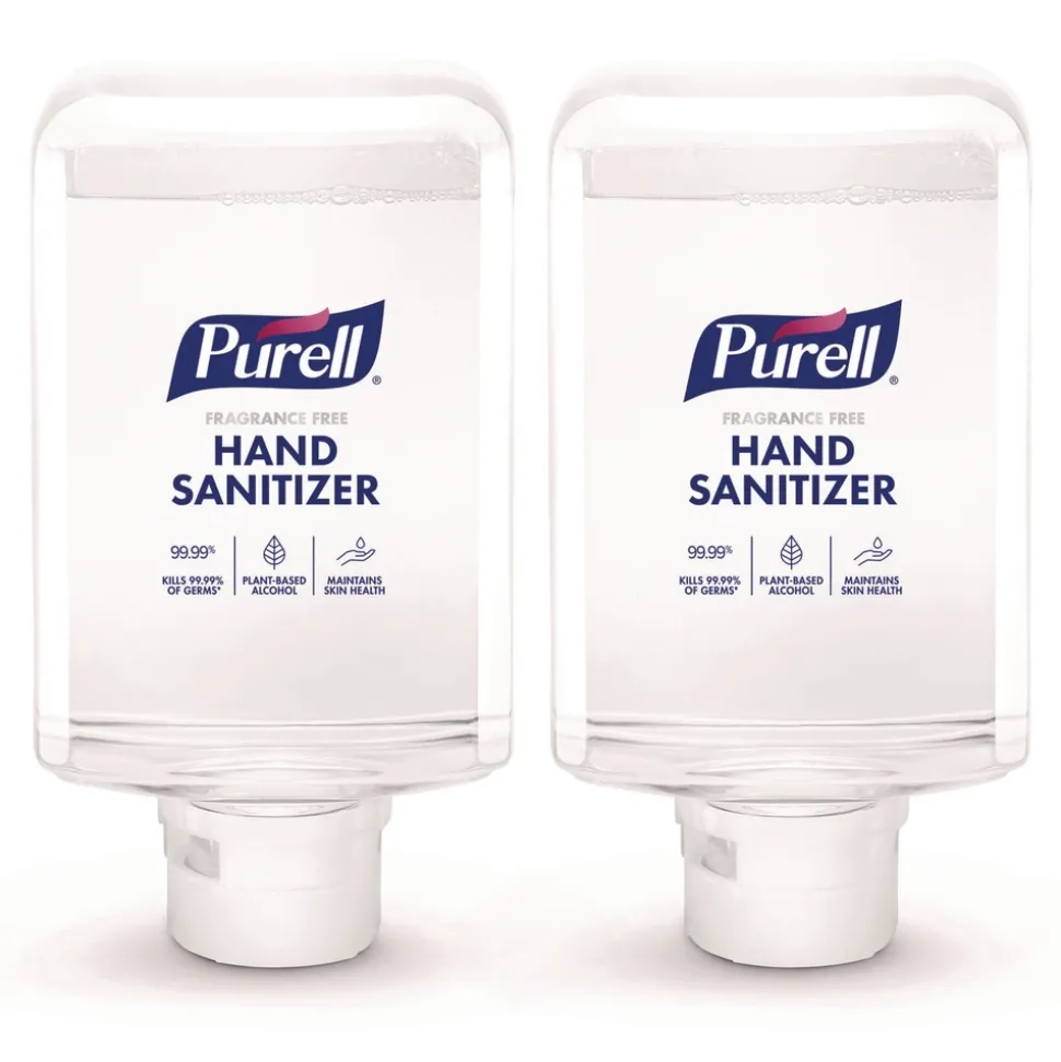 PURELL 8351-02 1,200 mL Refill Advanced Hand Sanitizer Foam For ES10 Automatic Dispensers - Fragrance Free (2/Carton)