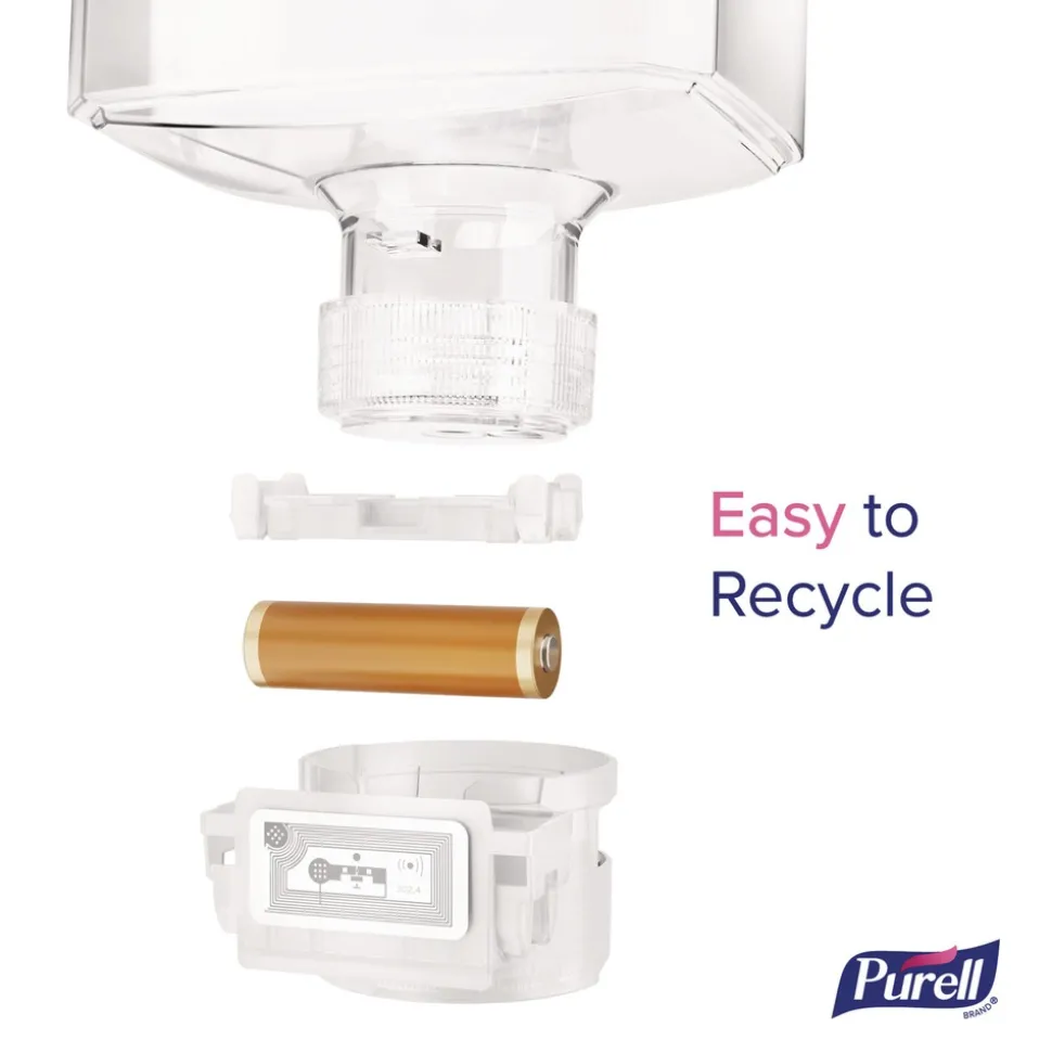 PURELL 8351-02 1,200 mL Refill Advanced Hand Sanitizer Foam For ES10 Automatic Dispensers - Fragrance Free (2/Carton)