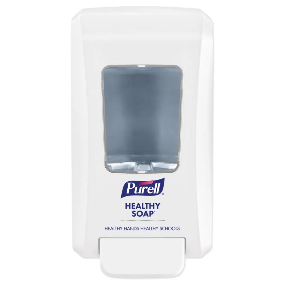 PURELL 4.68 in. x 6.5 in. x 11.66 in. 2000 mL FMX-20 Soap Push-Style Dispenser - White (6/Carton)